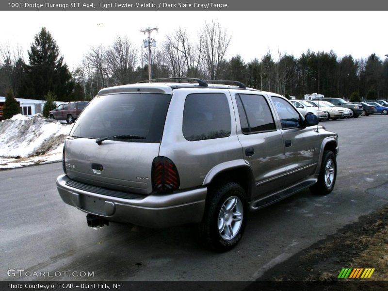 Light Pewter Metallic / Dark Slate Gray/Taupe 2001 Dodge Durango SLT 4x4