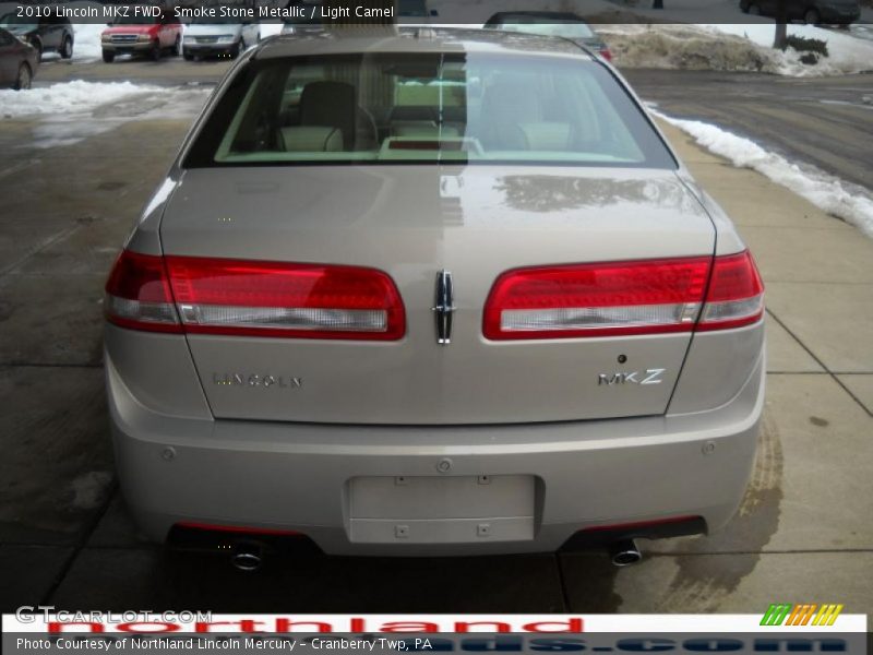 Smoke Stone Metallic / Light Camel 2010 Lincoln MKZ FWD