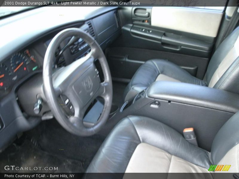 Light Pewter Metallic / Dark Slate Gray/Taupe 2001 Dodge Durango SLT 4x4