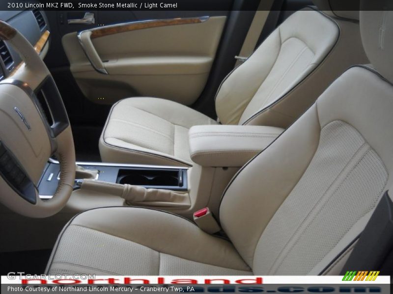 Smoke Stone Metallic / Light Camel 2010 Lincoln MKZ FWD