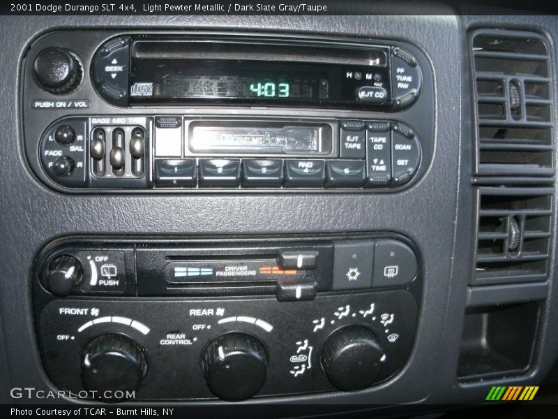 Light Pewter Metallic / Dark Slate Gray/Taupe 2001 Dodge Durango SLT 4x4