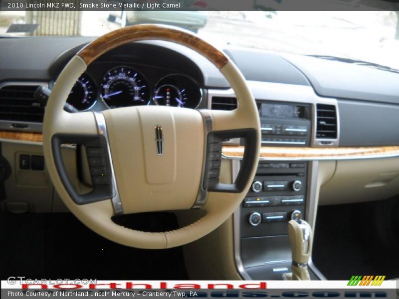 Smoke Stone Metallic / Light Camel 2010 Lincoln MKZ FWD