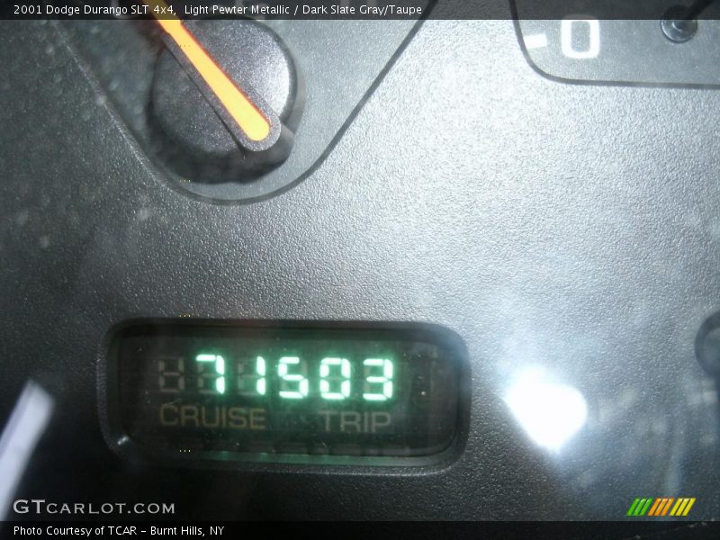 Light Pewter Metallic / Dark Slate Gray/Taupe 2001 Dodge Durango SLT 4x4