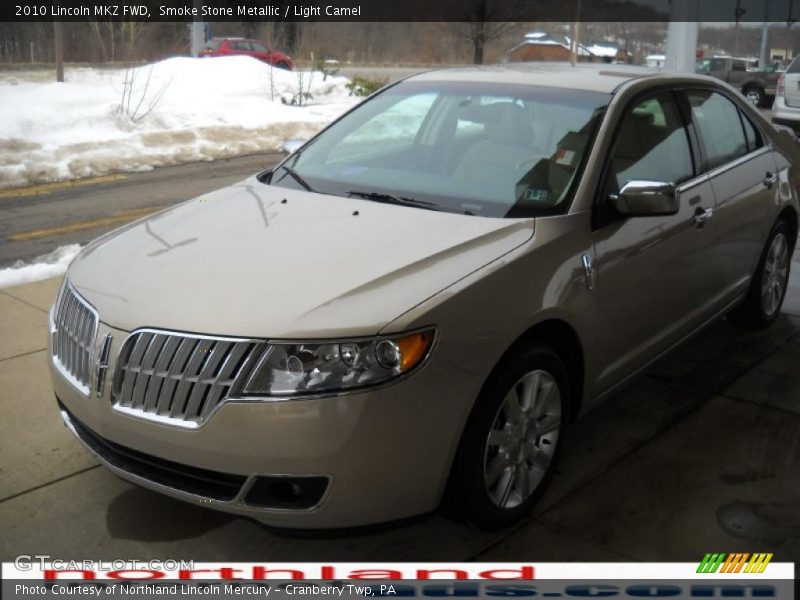 Smoke Stone Metallic / Light Camel 2010 Lincoln MKZ FWD