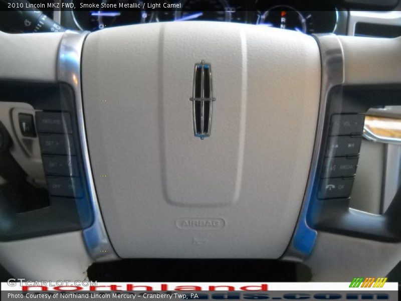 Smoke Stone Metallic / Light Camel 2010 Lincoln MKZ FWD