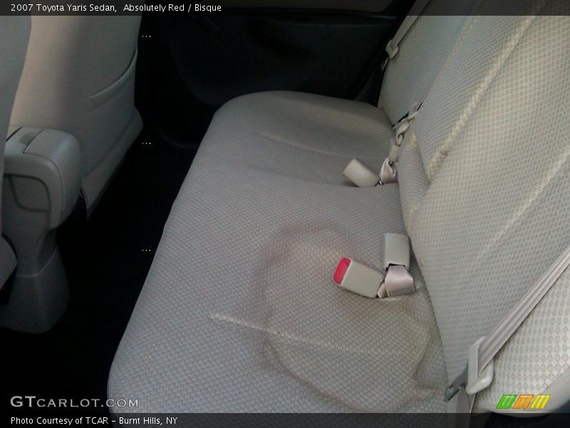 Absolutely Red / Bisque 2007 Toyota Yaris Sedan