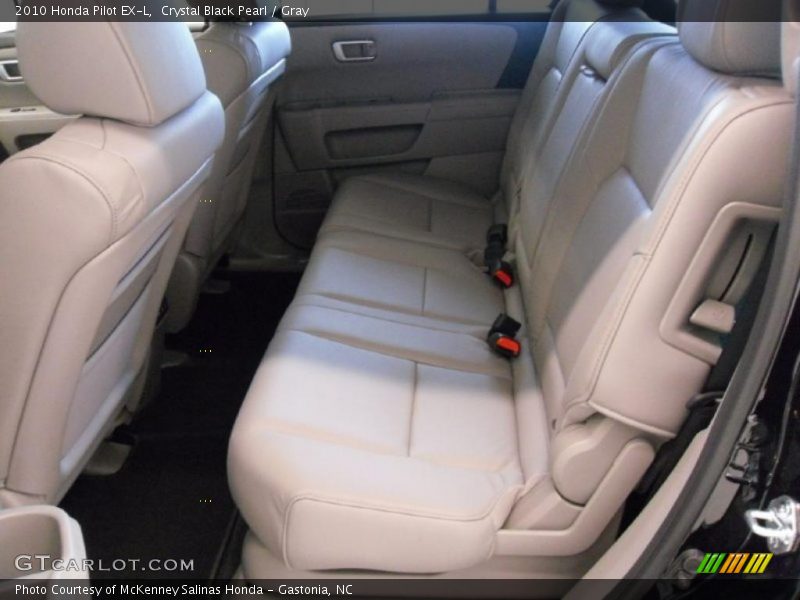 Crystal Black Pearl / Gray 2010 Honda Pilot EX-L