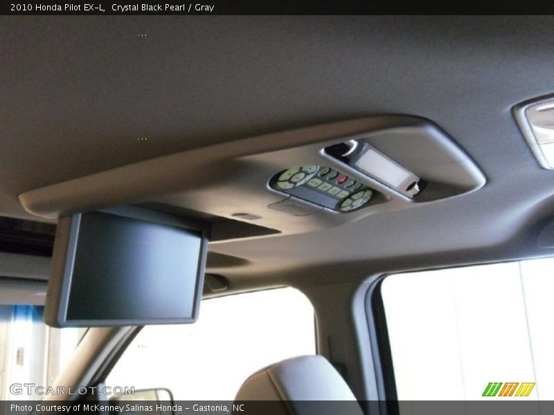 Crystal Black Pearl / Gray 2010 Honda Pilot EX-L