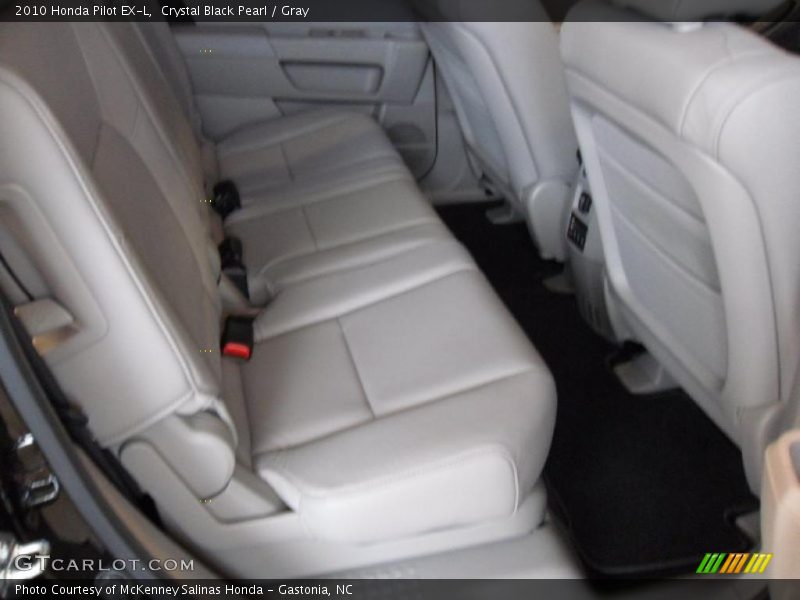 Crystal Black Pearl / Gray 2010 Honda Pilot EX-L