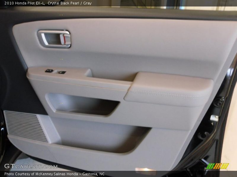 Crystal Black Pearl / Gray 2010 Honda Pilot EX-L