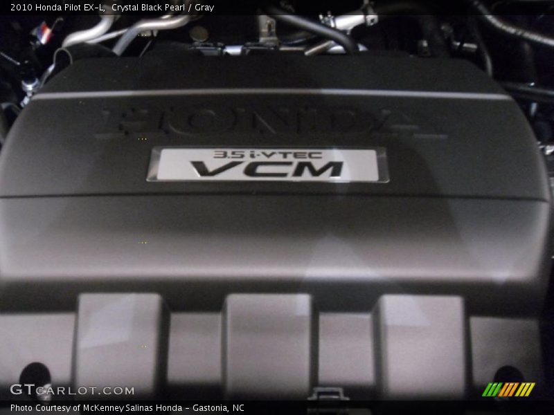Crystal Black Pearl / Gray 2010 Honda Pilot EX-L