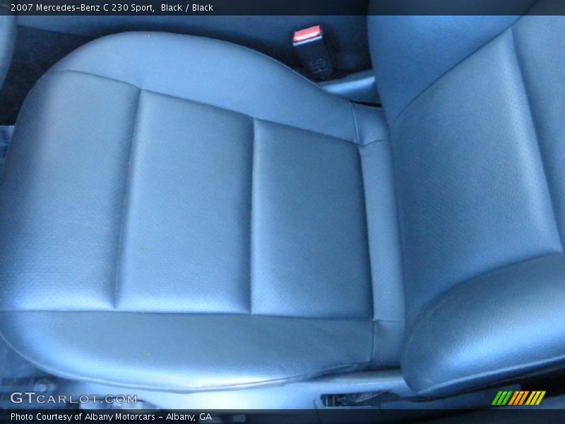 Black / Black 2007 Mercedes-Benz C 230 Sport
