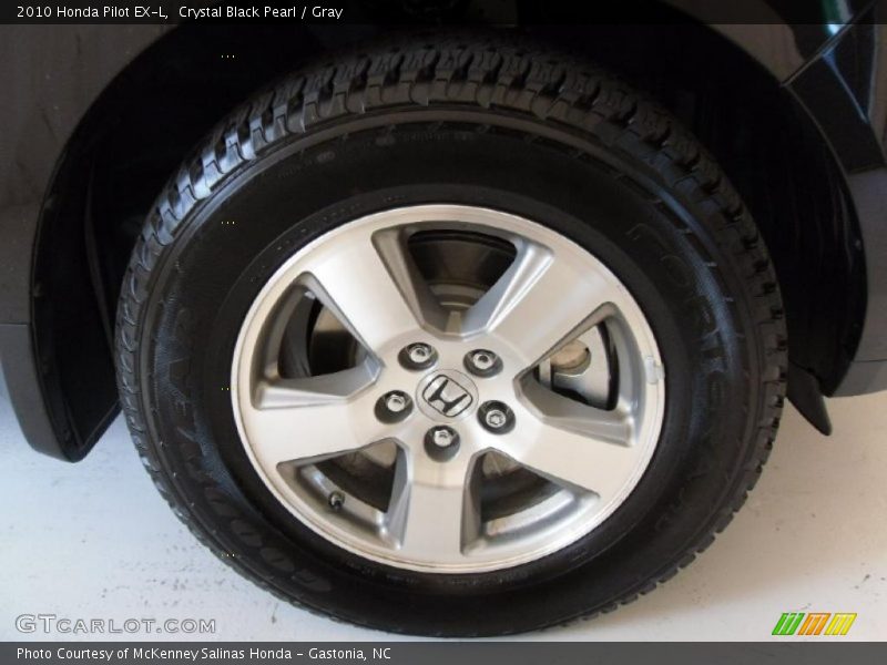 Crystal Black Pearl / Gray 2010 Honda Pilot EX-L