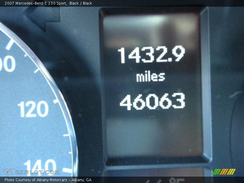 Black / Black 2007 Mercedes-Benz C 230 Sport