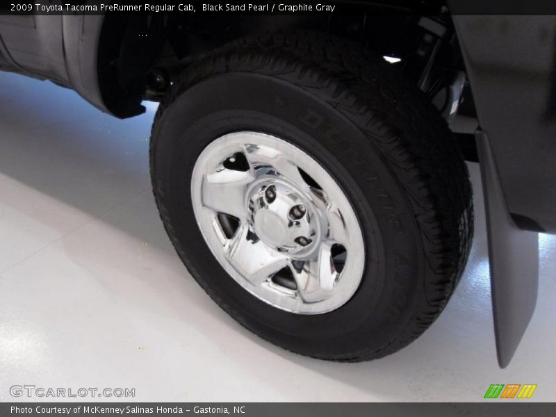 Black Sand Pearl / Graphite Gray 2009 Toyota Tacoma PreRunner Regular Cab