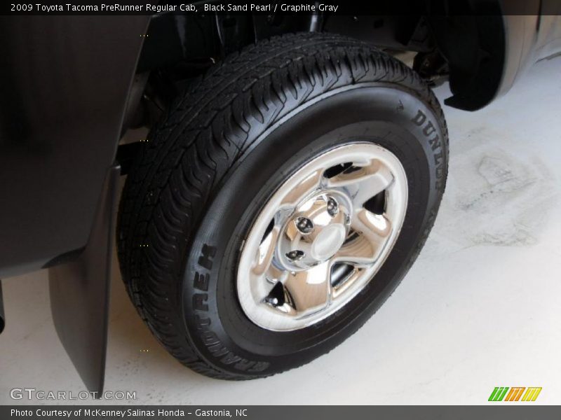 Black Sand Pearl / Graphite Gray 2009 Toyota Tacoma PreRunner Regular Cab
