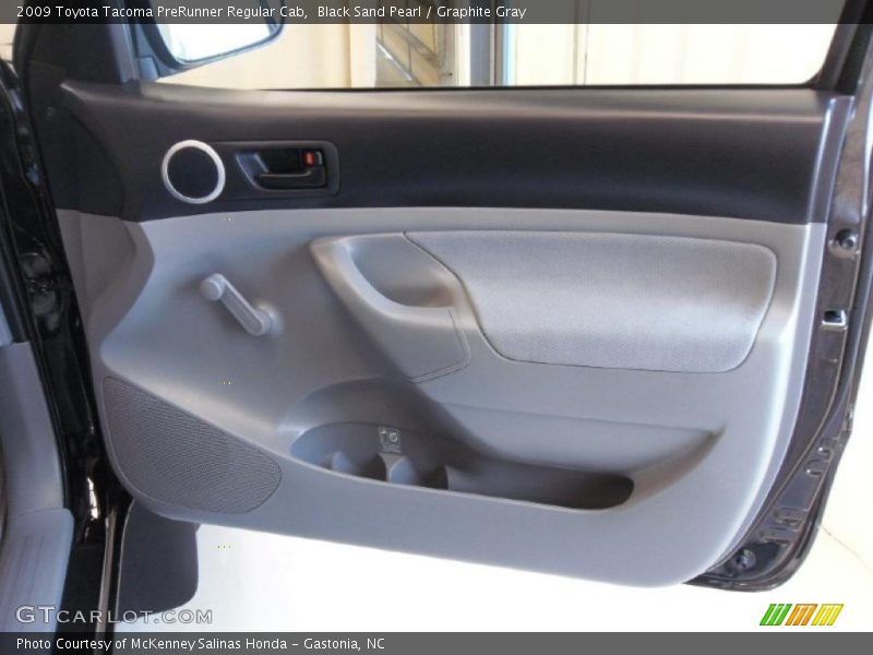 Black Sand Pearl / Graphite Gray 2009 Toyota Tacoma PreRunner Regular Cab