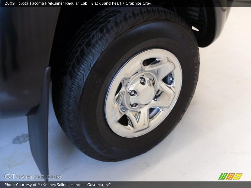 Black Sand Pearl / Graphite Gray 2009 Toyota Tacoma PreRunner Regular Cab