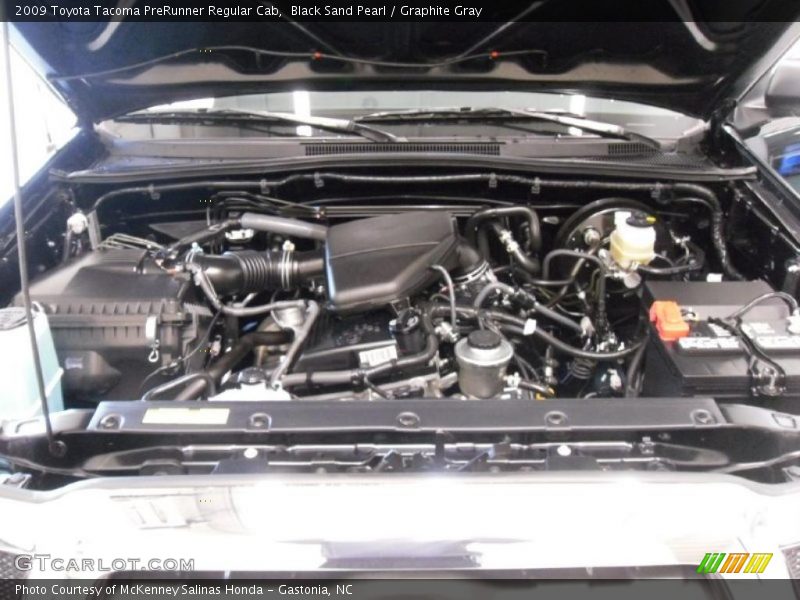 Black Sand Pearl / Graphite Gray 2009 Toyota Tacoma PreRunner Regular Cab