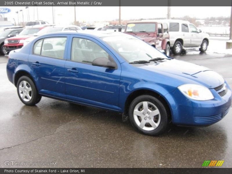 Arrival Blue Metallic / Gray 2005 Chevrolet Cobalt Sedan
