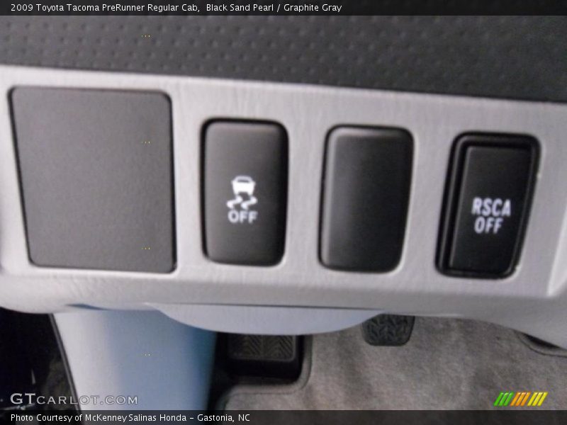 Black Sand Pearl / Graphite Gray 2009 Toyota Tacoma PreRunner Regular Cab