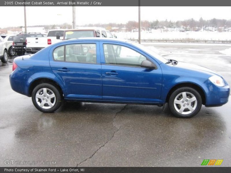 Arrival Blue Metallic / Gray 2005 Chevrolet Cobalt Sedan