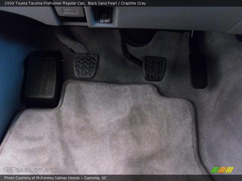 Black Sand Pearl / Graphite Gray 2009 Toyota Tacoma PreRunner Regular Cab