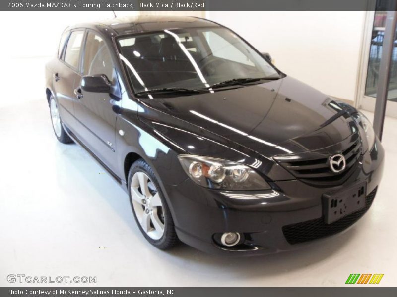Black Mica / Black/Red 2006 Mazda MAZDA3 s Touring Hatchback