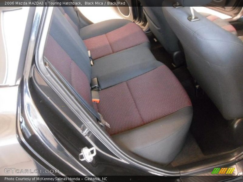 Black Mica / Black/Red 2006 Mazda MAZDA3 s Touring Hatchback