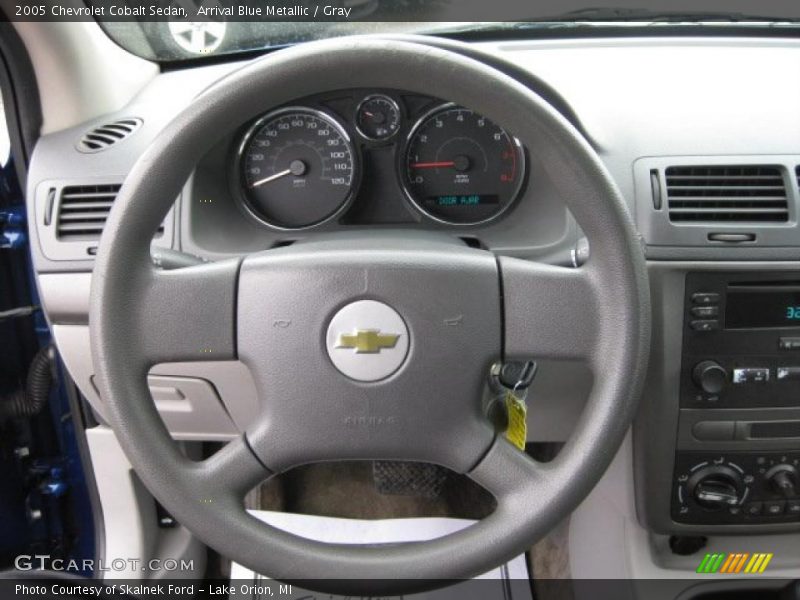 Arrival Blue Metallic / Gray 2005 Chevrolet Cobalt Sedan