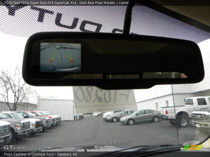 Dark Blue Pearl Metallic / Camel 2010 Ford F250 Super Duty FX4 SuperCab 4x4