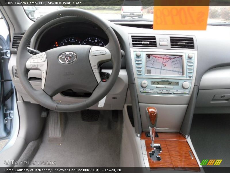 Sky Blue Pearl / Ash 2009 Toyota Camry XLE