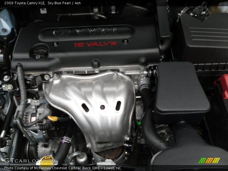 Sky Blue Pearl / Ash 2009 Toyota Camry XLE