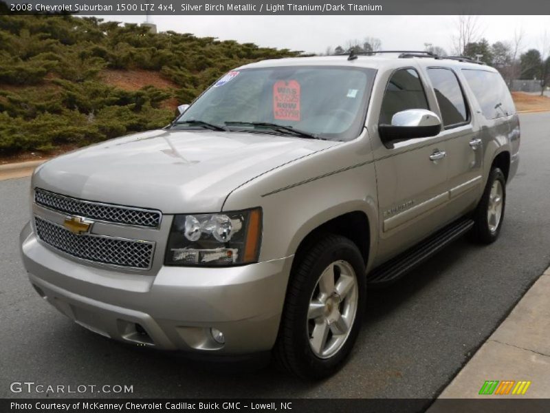Silver Birch Metallic / Light Titanium/Dark Titanium 2008 Chevrolet Suburban 1500 LTZ 4x4