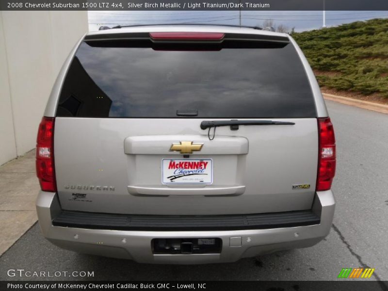 Silver Birch Metallic / Light Titanium/Dark Titanium 2008 Chevrolet Suburban 1500 LTZ 4x4