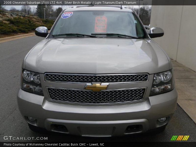 Silver Birch Metallic / Light Titanium/Dark Titanium 2008 Chevrolet Suburban 1500 LTZ 4x4