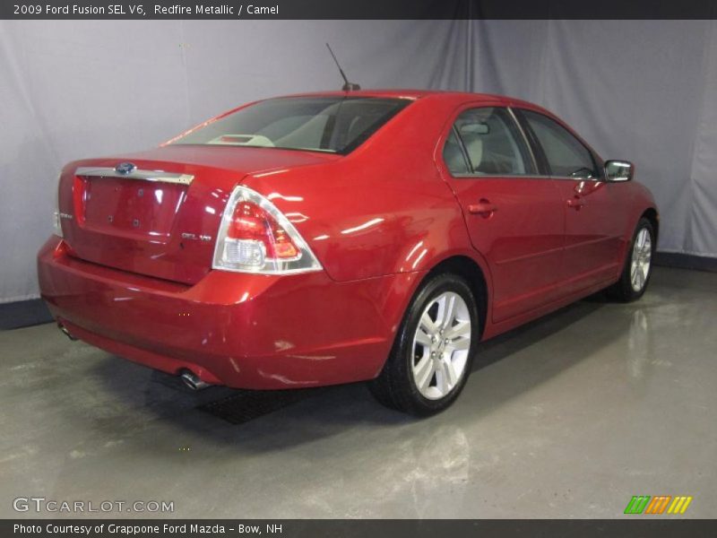 Redfire Metallic / Camel 2009 Ford Fusion SEL V6