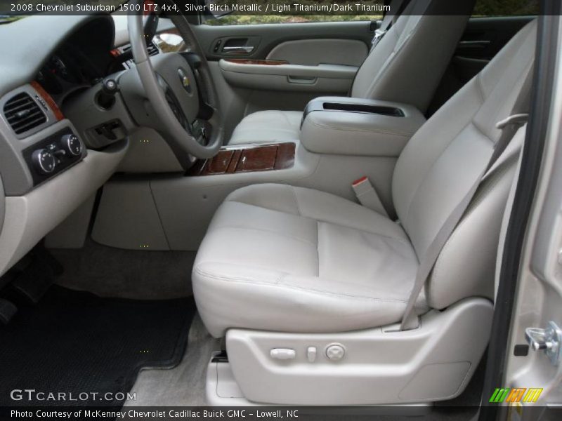 Silver Birch Metallic / Light Titanium/Dark Titanium 2008 Chevrolet Suburban 1500 LTZ 4x4