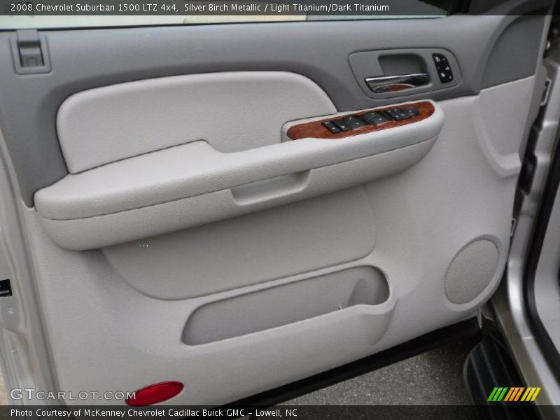 Silver Birch Metallic / Light Titanium/Dark Titanium 2008 Chevrolet Suburban 1500 LTZ 4x4