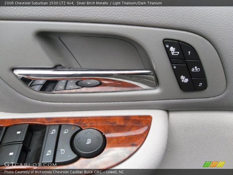 Silver Birch Metallic / Light Titanium/Dark Titanium 2008 Chevrolet Suburban 1500 LTZ 4x4