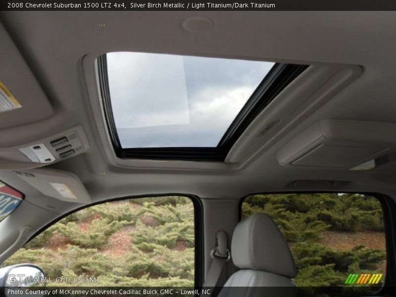 Silver Birch Metallic / Light Titanium/Dark Titanium 2008 Chevrolet Suburban 1500 LTZ 4x4