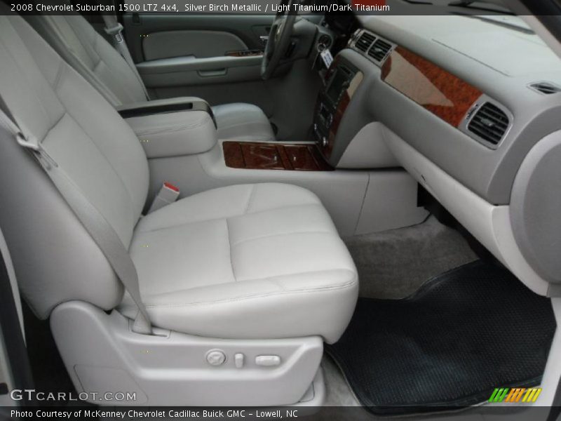 Silver Birch Metallic / Light Titanium/Dark Titanium 2008 Chevrolet Suburban 1500 LTZ 4x4