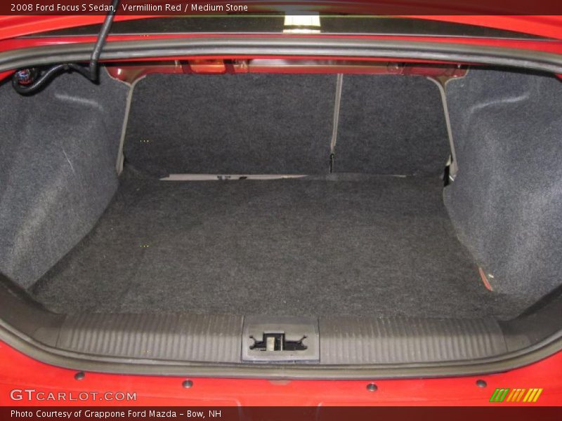 Vermillion Red / Medium Stone 2008 Ford Focus S Sedan