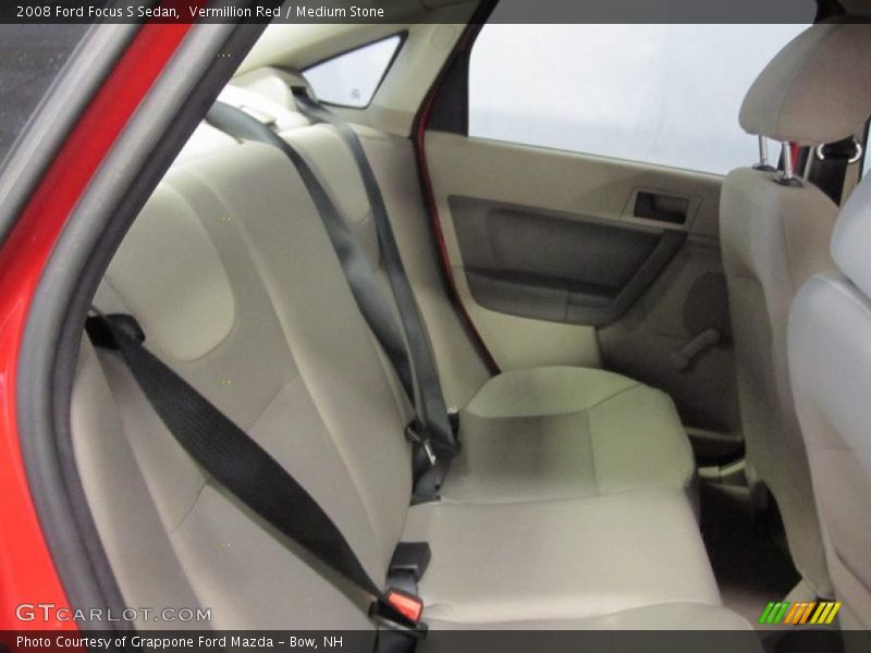 Vermillion Red / Medium Stone 2008 Ford Focus S Sedan
