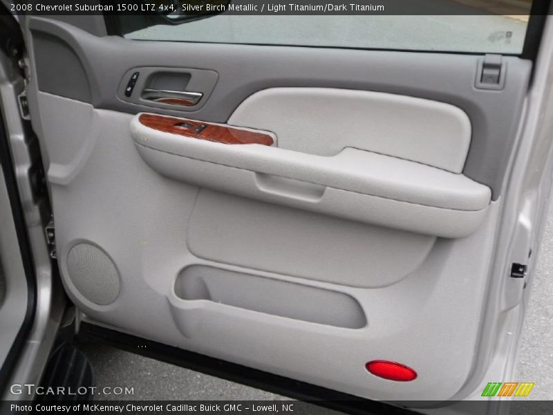 Silver Birch Metallic / Light Titanium/Dark Titanium 2008 Chevrolet Suburban 1500 LTZ 4x4