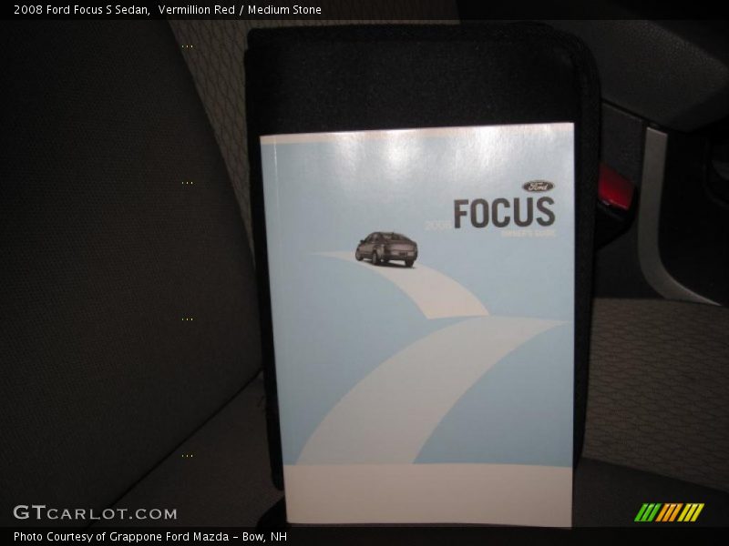 Vermillion Red / Medium Stone 2008 Ford Focus S Sedan
