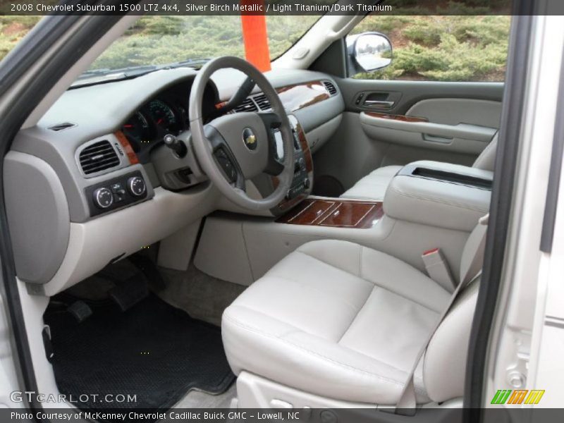 Silver Birch Metallic / Light Titanium/Dark Titanium 2008 Chevrolet Suburban 1500 LTZ 4x4