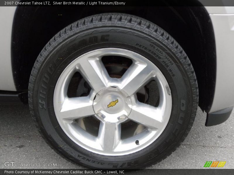 Silver Birch Metallic / Light Titanium/Ebony 2007 Chevrolet Tahoe LTZ