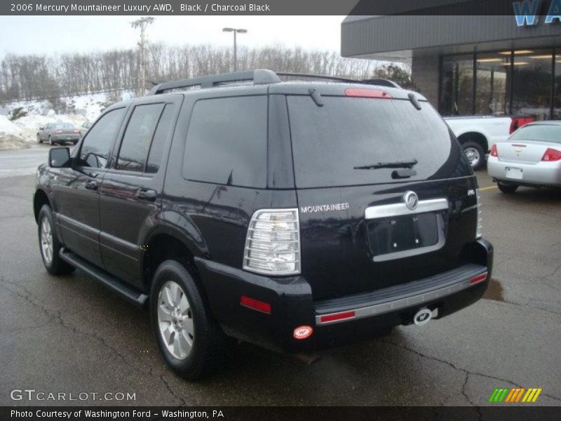 Black / Charcoal Black 2006 Mercury Mountaineer Luxury AWD