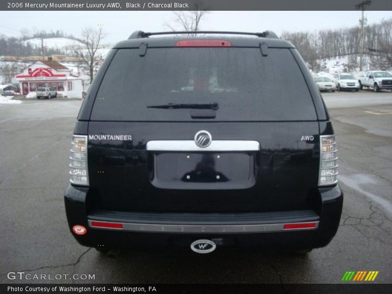 Black / Charcoal Black 2006 Mercury Mountaineer Luxury AWD